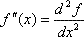 Derivada de la derivada
