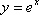 Función exponencial base e