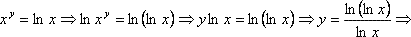 Derivada de logaritmo 1