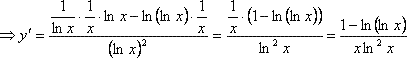 Derivada de logaritmo 2