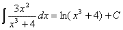 Integrales inmediatas 4