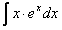 Integral por partes 1