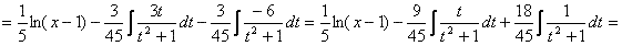 Integrales racionales complejas simples 12